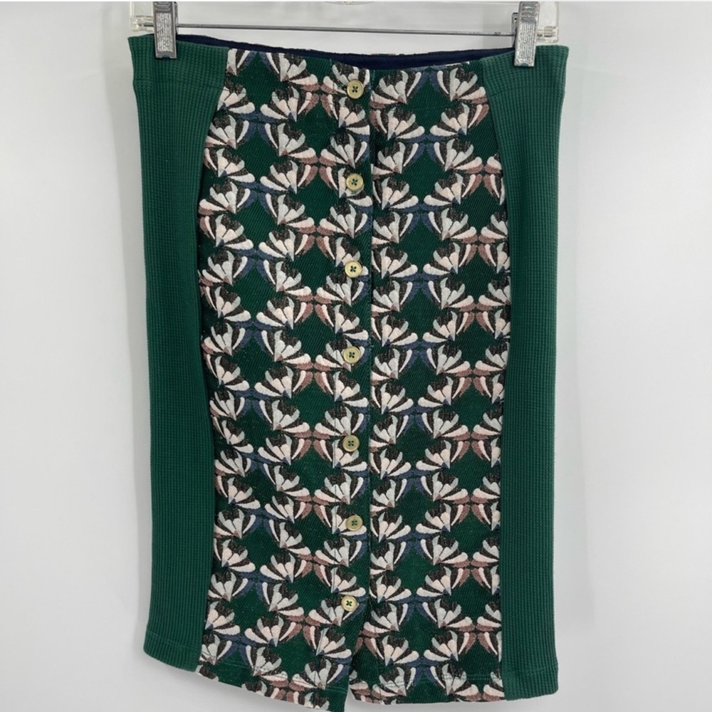 Anthropologie Dolan Left Coast Collection 28 waist Boho Bodycon Midi Skirt Xs